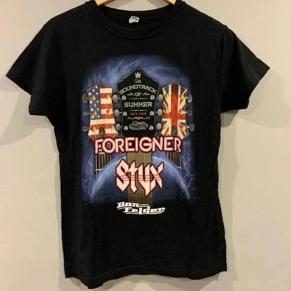 Foreigner STYX Don Felder 14’ Concert Tour  T-Shirt - Picture 1 of 7